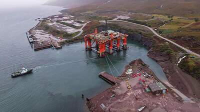 Kishorn Port Decommission Northern Producer