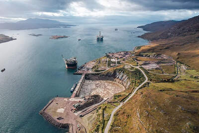 kishorn dry dock aerial